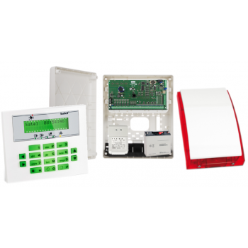 ZESTAW ALARMOWY SATEL INTEGRA 64 + INT-KLCDS-GR + OPU-3P + AWT682 + 17Ah + SYRENA SP-4001R